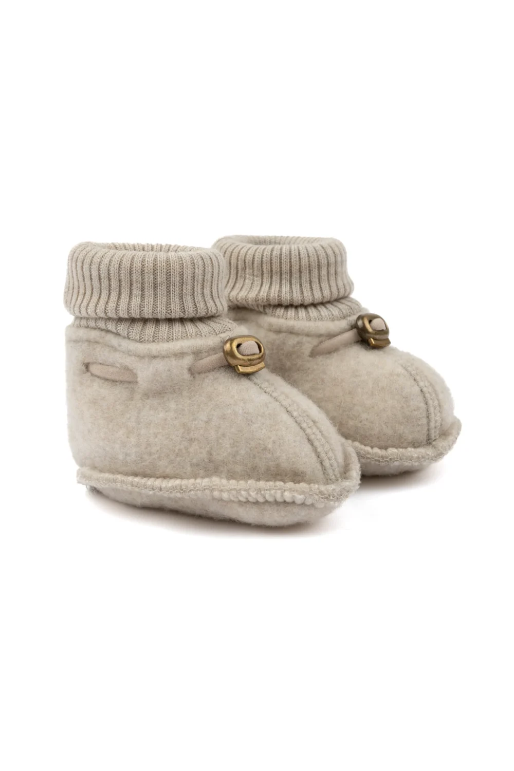 MIKK-LINE VLNENÉ CAPAČKY WOOL FOOTIES MELANGE OFFWHITE