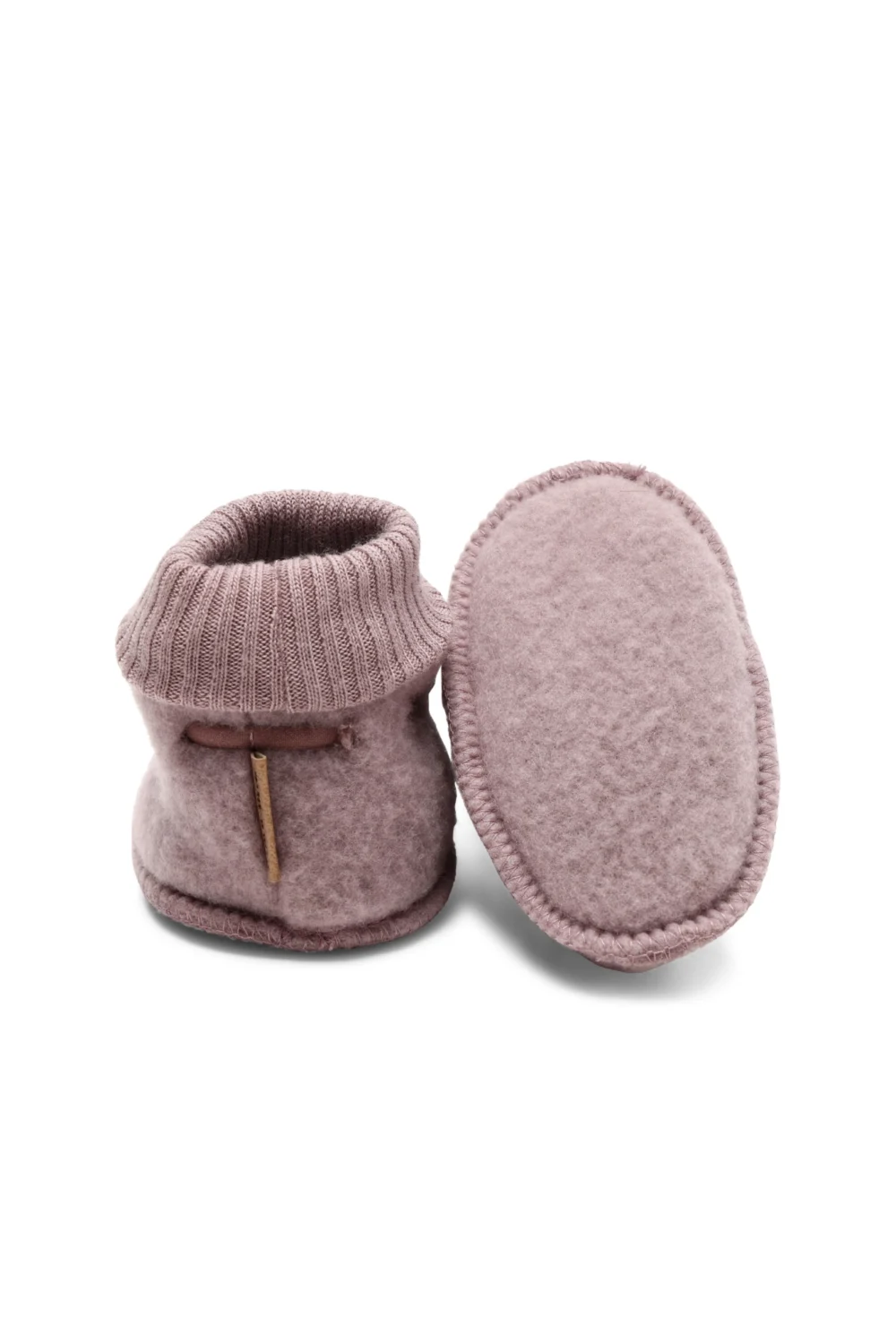 MIKK-LINE VLNENÉ CAPAČKY WOOL FOOTIES TWILIGHT MAUVE - Image 2