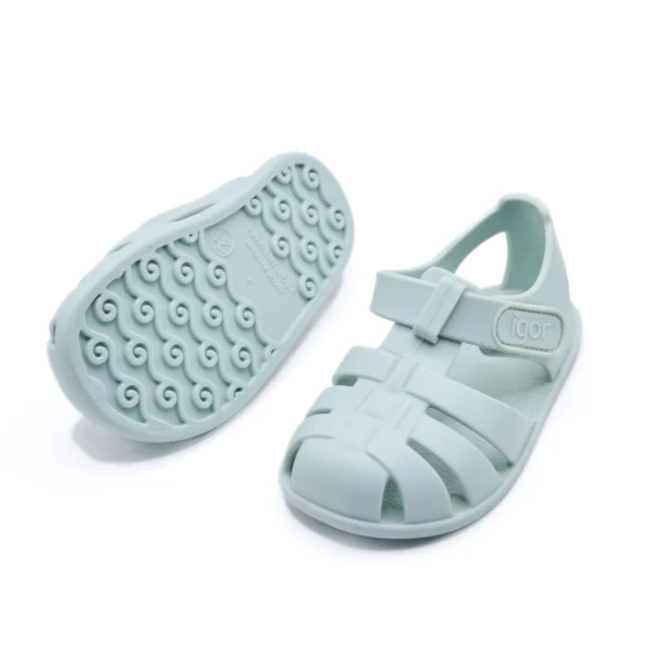 IGOR SHOES BAREFOOT SANDÁLE NEMO SOLID MINT