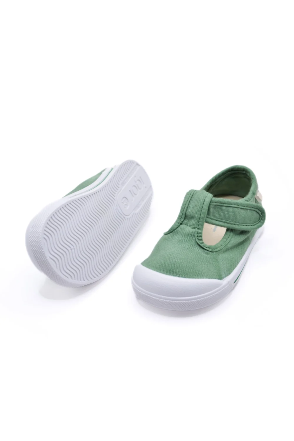 IGOR SHOES BAREFOOT PLÁTENKY LONA PEPITO PINO GREEN