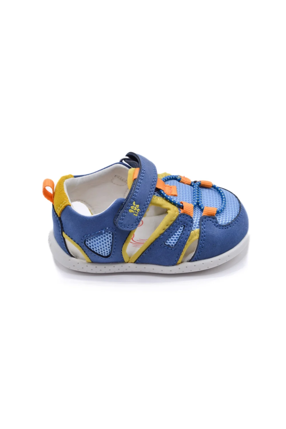 GARVALIN BAREFOOT SANDÁLE REJILLA AZUL Y AMARILLO - Image 3