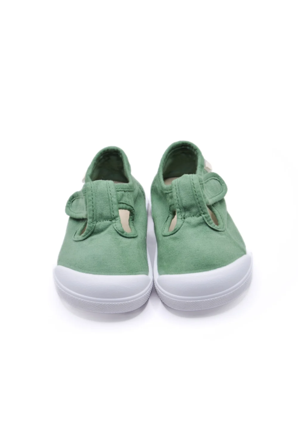 IGOR SHOES BAREFOOT PLÁTENKY LONA PEPITO PINO GREEN - Image 2