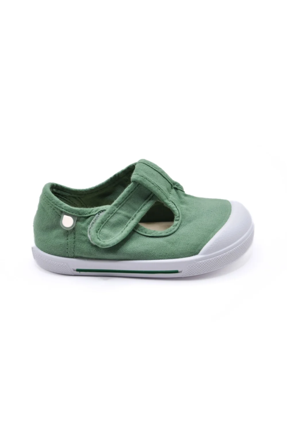 IGOR SHOES BAREFOOT PLÁTENKY LONA PEPITO PINO GREEN - Image 3