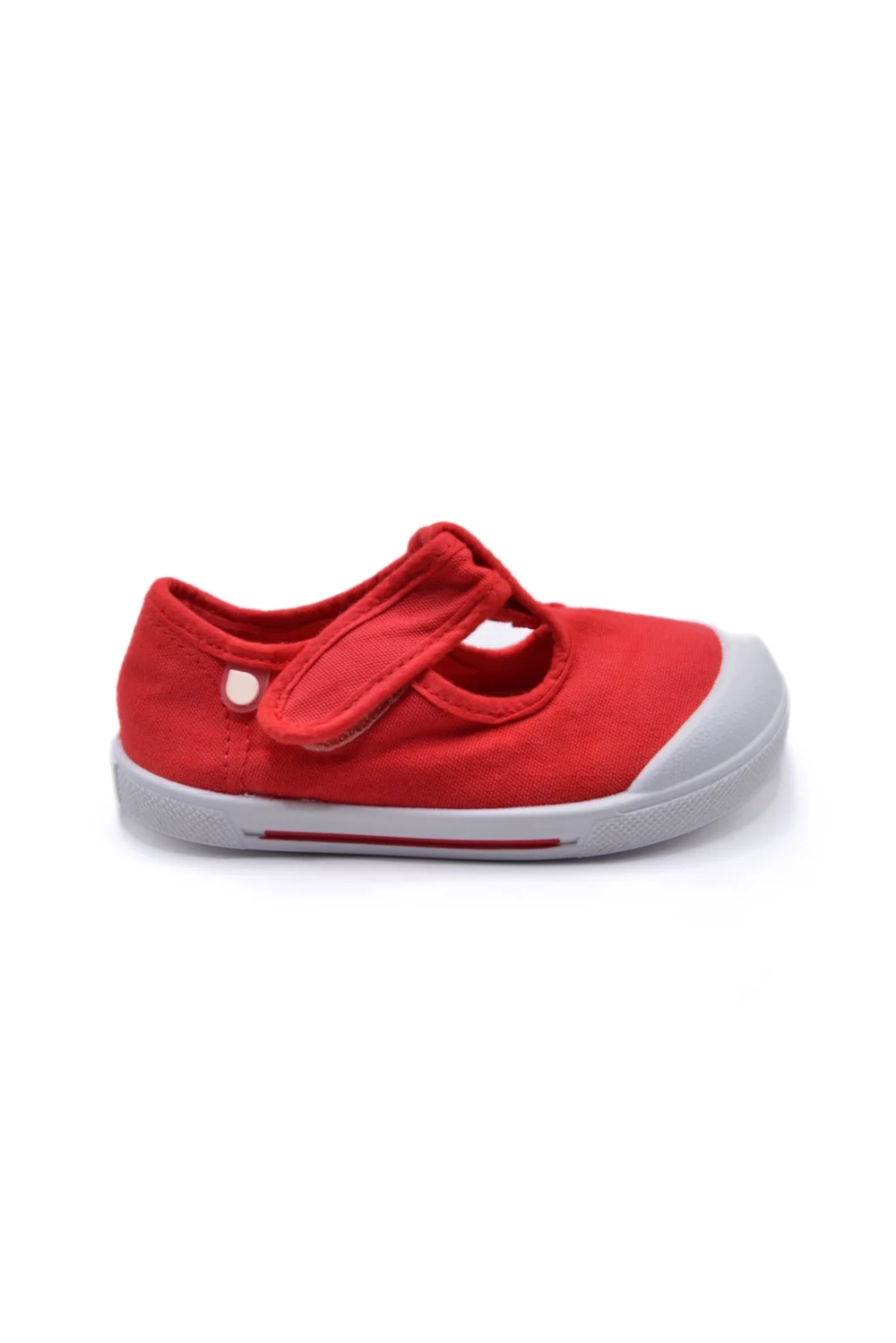 IGOR SHOES BAREFOOT PLÁTENKY LONA PEPITO PINO RED - Image 3