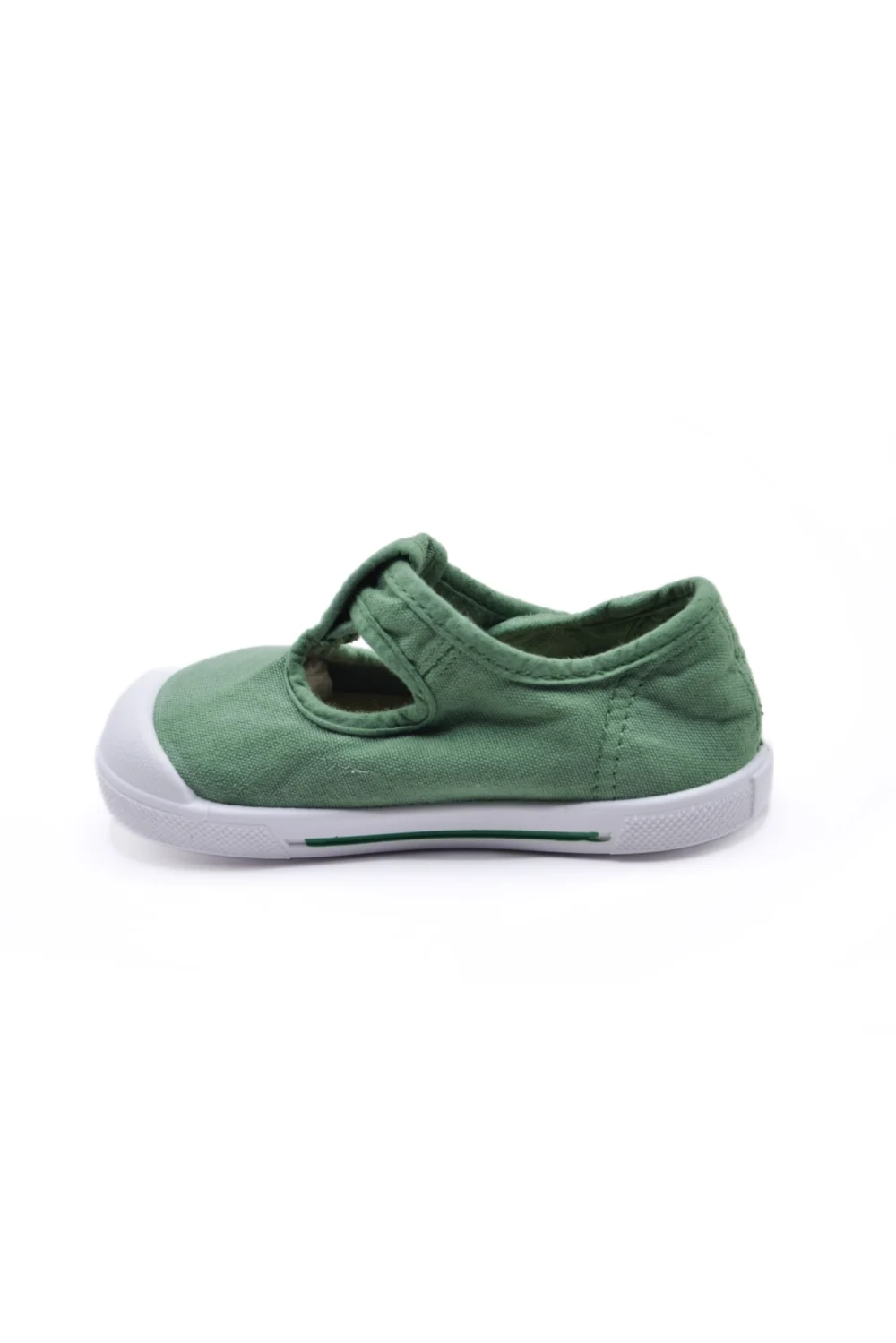 IGOR SHOES BAREFOOT PLÁTENKY LONA PEPITO PINO GREEN - Image 4