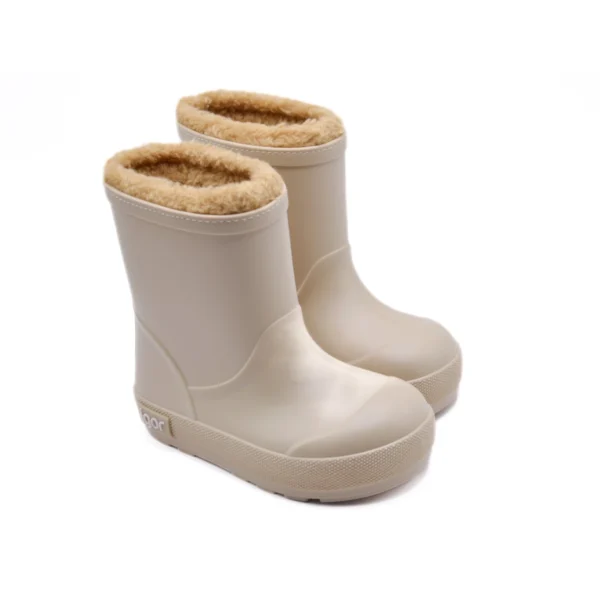 IGOR SHOES ZATEPLENÉ BAREFOOT GUMÁKY YOGI BEIGE