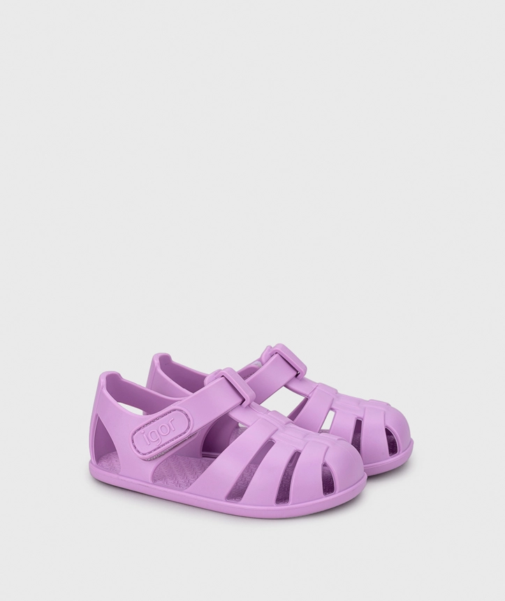 IGOR SHOES BAREFOOT SANDÁLE NEMO SOLID MALVA