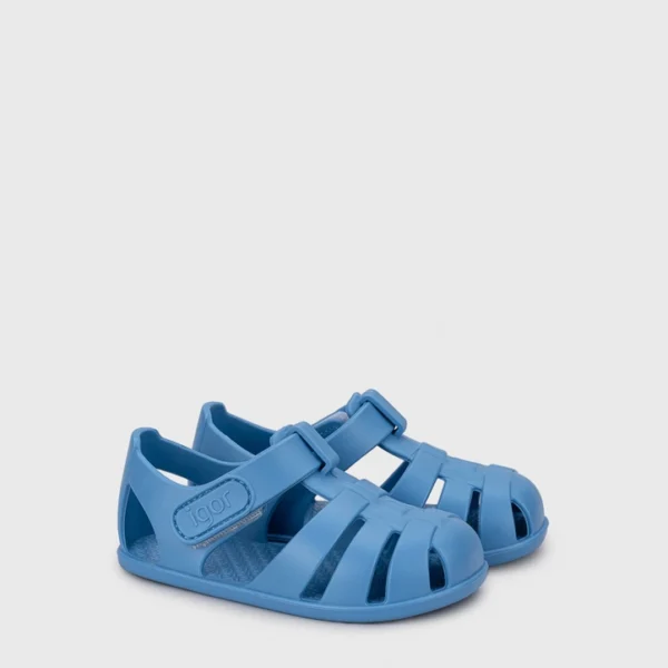 IGOR SHOES BAREFOOT SANDÁLE NEMO SOLID AZUL