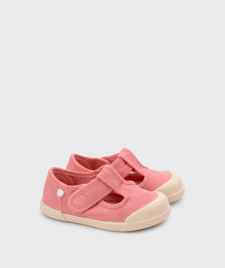 IGOR SHOES BAREFOOT PLÁTENKY LONA PEPITO CHICKLE