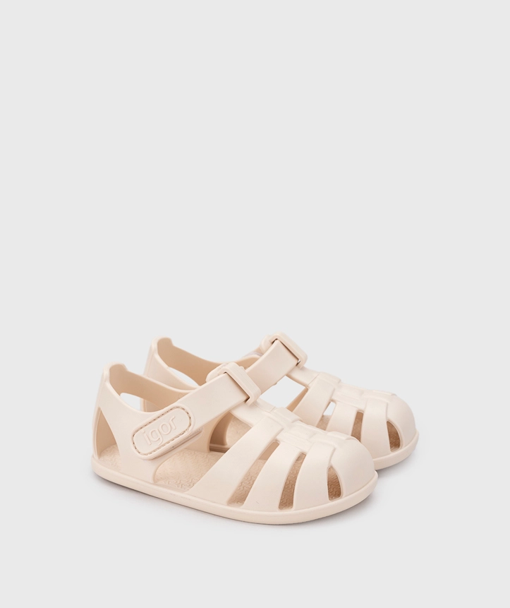 IGOR SHOES BAREFOOT SANDÁLE NEMO SOLID MARFIL