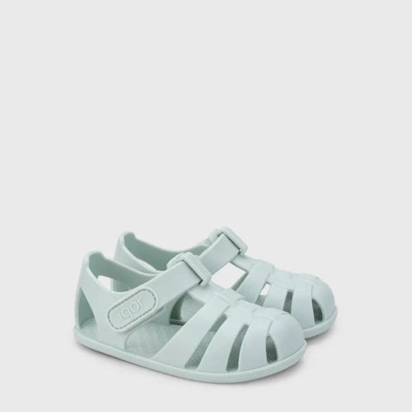 IGOR SHOES BAREFOOT SANDÁLE NEMO SOLID MINT