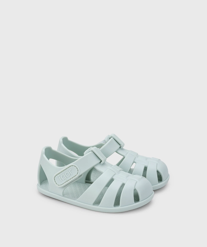 IGOR SHOES BAREFOOT SANDÁLE NEMO SOLID MINT