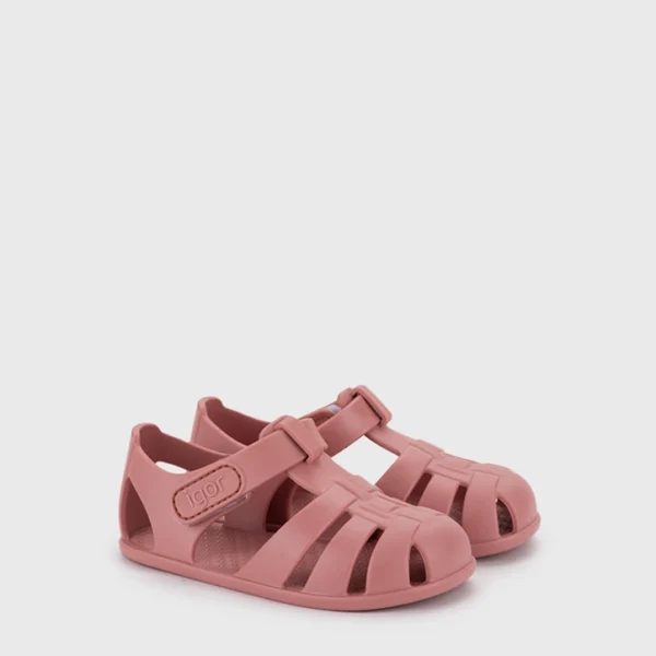 IGOR SHOES BAREFOOT SANDÁLE NEMO SOLID ROSA