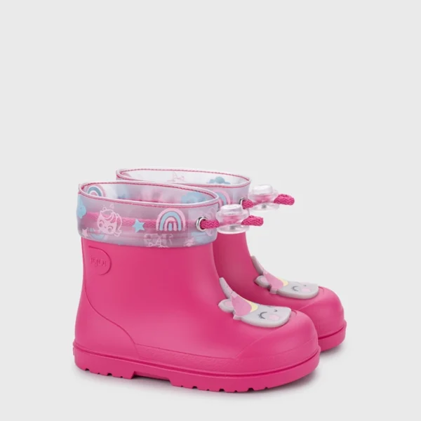 IGOR SHOES BAREFOOT GUMÁKY MENDI UNICORN FUCSIA